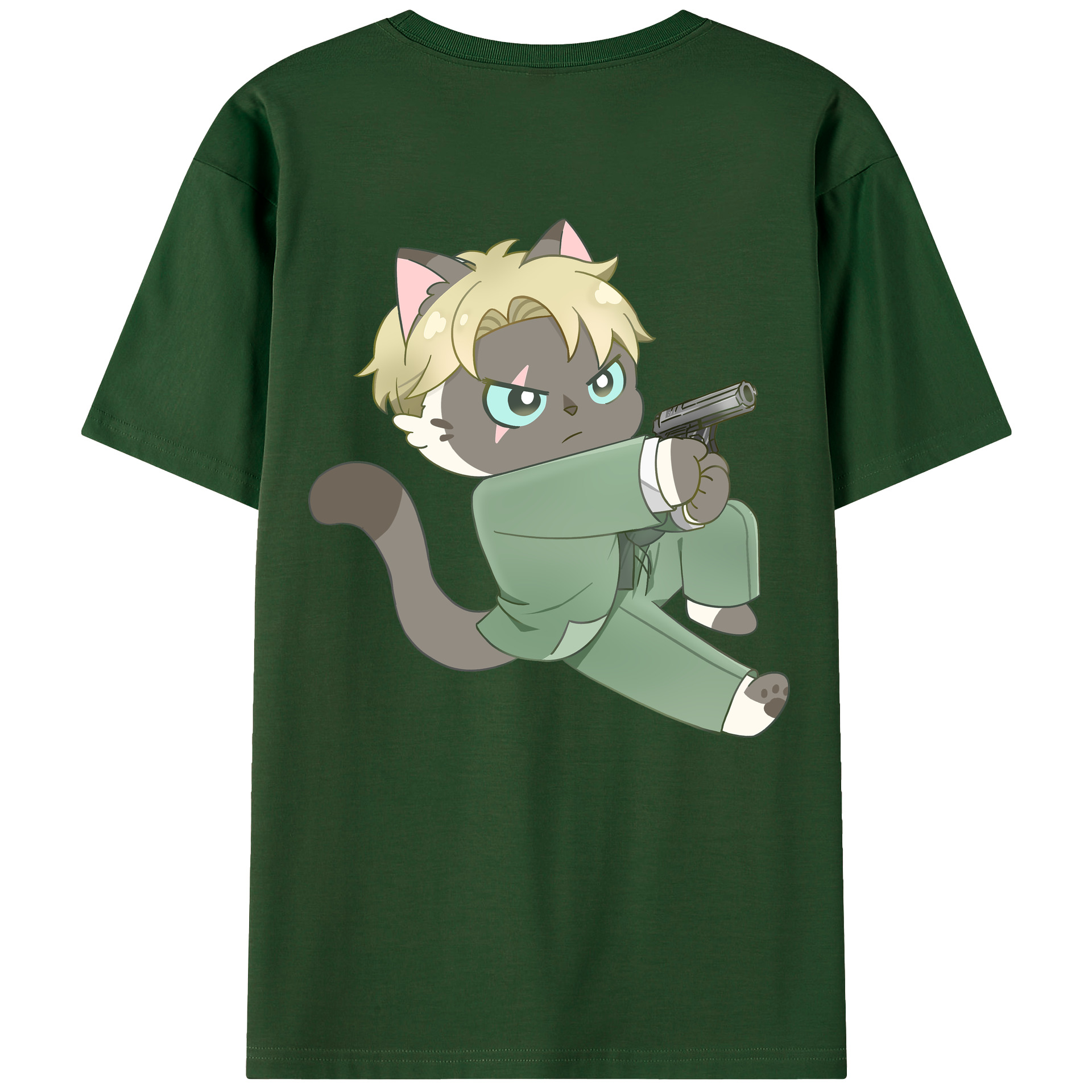 （画像用） SPY×FAMILY间谍家家酒 綿100％半袖Tシャツ（背面プリント）